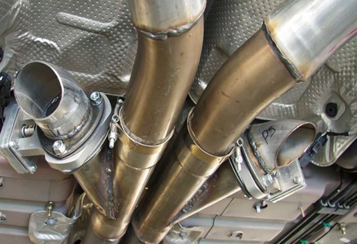 کیت اگزوز و دریچه اگزوز برقی اسپورت ریموت دار ۲.۵ اینچ Electric exhaust