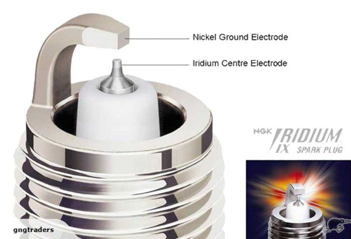شمع سوزنی ان جی کی ژاپنی ایریدیوم اصل پر قدرت ngk iridium japon spark plug