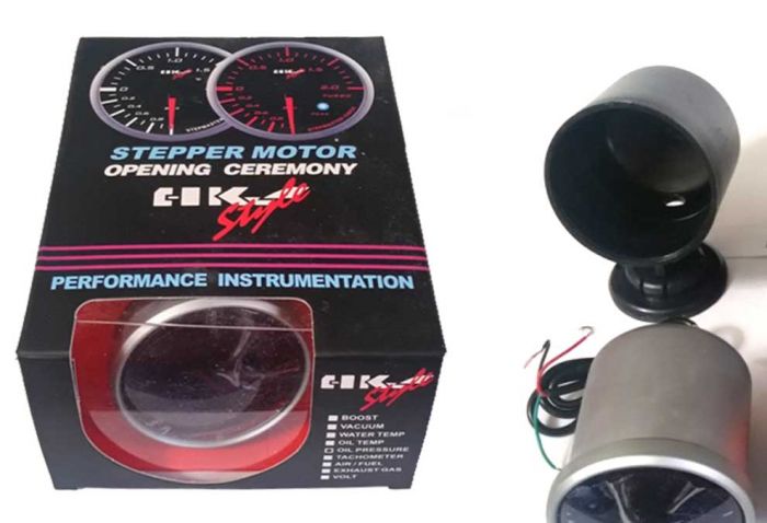 گیج نمایش فشار روغن و سوخت و بنزین تایوانی اسپورت oil & fuel gauge