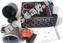 گیج نمایش فشار روغن و سوخت و بنزین تایوانی اسپورت oil & fuel gauge