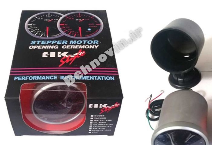 گیج نمایش فشار روغن و سوخت و بنزین تایوانی اسپورت oil & fuel gauge