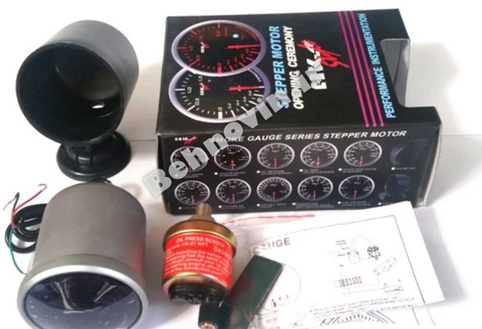 گیج نمایش فشار روغن و سوخت و بنزین تایوانی اسپورت oil & fuel gauge