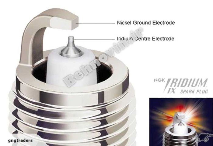 شمع سوزنی ان جی کی ژاپنی ایریدیوم اصل پر قدرت ngk iridium japon spark plug