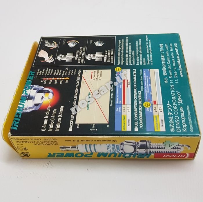 شمع سرد دنسو ایریدیو اصلی ژاپنی پایه بلند Denso Iridium cold Ikh22