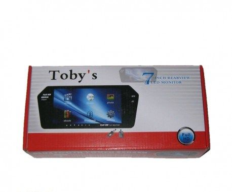 آینه بلوتوث 7 اینچ toby`s