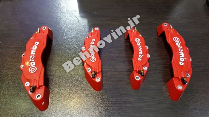 قاب و کاور سیلندر ترمز برمبو قرمز رنگ brembo brake frame
