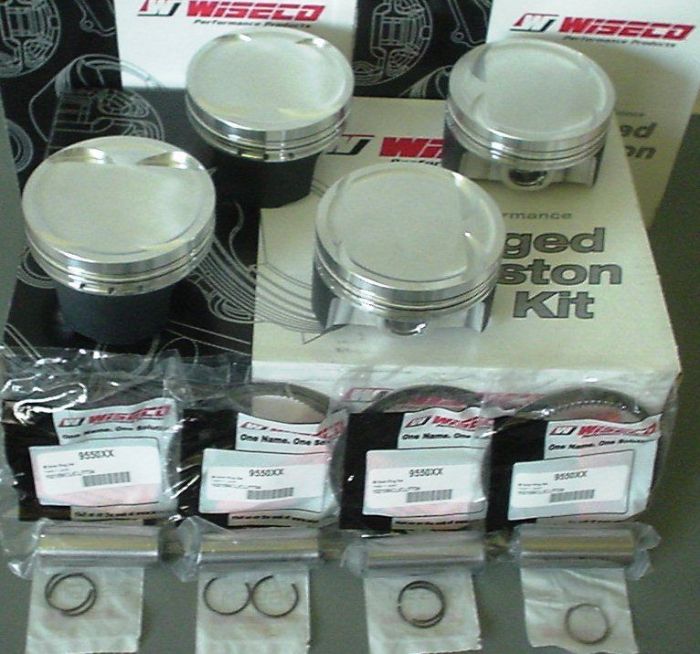 پیستون فورج توربویی ویسکو 206 تیپ 5 TU5 FORGED WIESCO PISTON SET 9.0:1