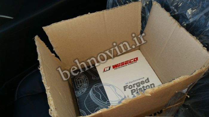 پیستون فورج توربویی ویسکو 206 تیپ 5 TU5 FORGED WIESCO PISTON SET 9.0:1