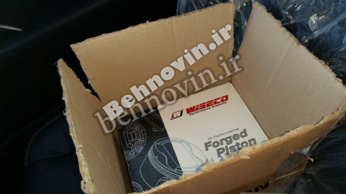 پیستون فورج توربویی ویسکو 206 تیپ 5 TU5 FORGED WIESCO PISTON SET 9.0:1