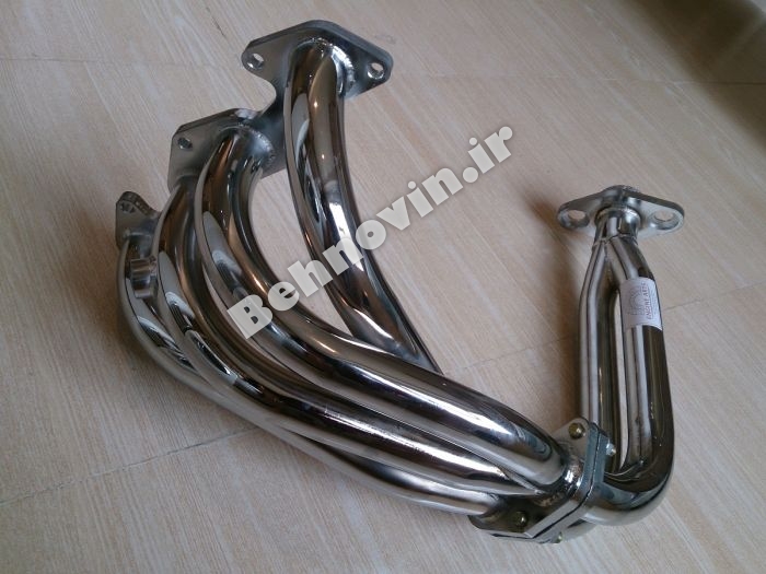 هدرز پراید تیبا و ساینا استیل با 5 سال گارنتی pride b3 m13 m15 headers