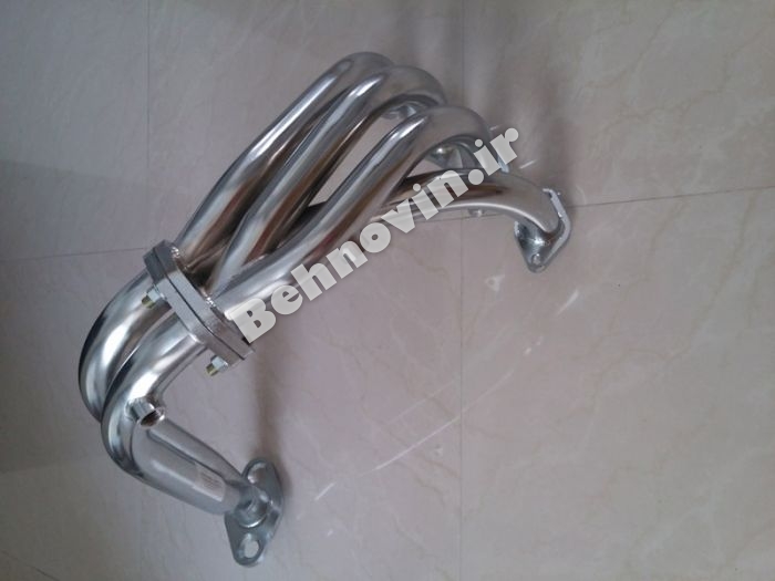 هدرز پراید تیبا و ساینا استیل با 5 سال گارنتی pride b3 m13 m15 headers