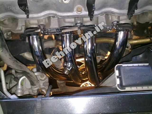 هدرز پراید تیبا و ساینا استیل با 5 سال گارنتی pride b3 m13 m15 headers